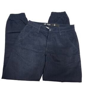 WAIMEA Black 100% Cotton Jogger Style Pants